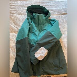 North Face Snow Jacket with Removable Puffer